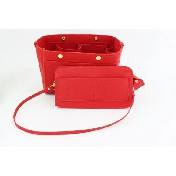 Purse Organizer Insert Neverful GM for Louis Vuitton bags /Speedy 35 Extralarge - Picture 3 of 10